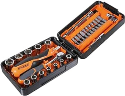 Beta 900/C39U - Sortiment bestehend aus 11 multiprofil-steckschlüsseln, 21 schraubeinsätzen und 7 betätigungswerkzeugen