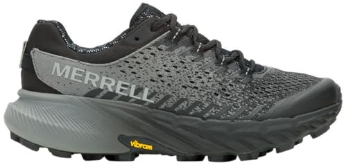 Merrell Women's Agility Remix Trail Running Shoe, Black, 38.5 EU