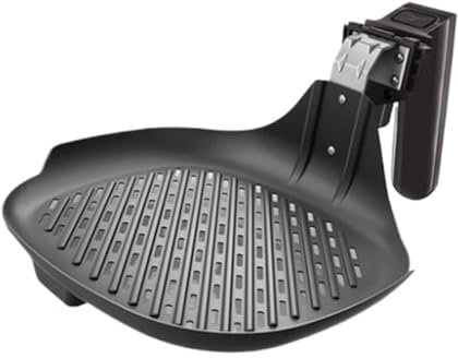 WVGFAUXA Gegrillter Fischtopf for Die Heißluftfritteuse, Kompatibel Mit Philips HD9910, HD9232, HD9233, HD9225, HD9220, Ersatzteile for Die Heißluftfritteuse, Innenkorb, Backblech