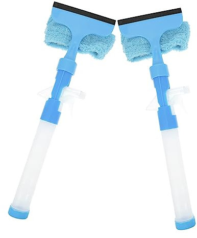CIYODO 2pcs Water-jet Wiper Cleaning Tool for Window Glass Double-sided Wiper Cleaning Utensil