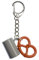 Miniblings Oktoberfest Schlüsselanhänger Brezel Maß Bier Bierkrug Wiesn - Handmade Modeschmuck I I Anhänger Schlüsselring Schlüsselband Keyring