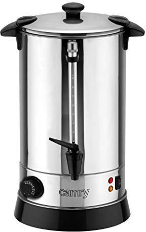 Camry CR1267 Hervidor de agua de acero inoxidable, dispensador de agua caliente de 8,8 litros.