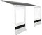 Thule Rain Blocker G2 Vorderwand 1,75m Markise Windschutz Wohnwagen Regenschutz Wand Seitenteil grau