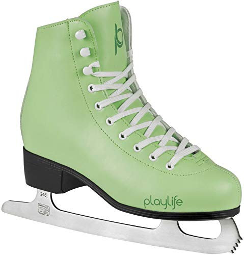 Playlife Eiskunstlauf Schlittschuhe Classic White | Knöchelpolster | Damen | Größe 41 Mint