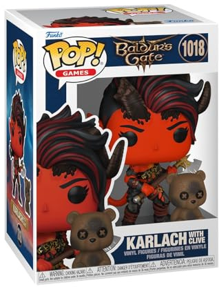 Funko Pop! & Buddy: Baldur's Gate 3 - Karlach & Clive | Goodies Officiels Jeux Vidéo - Figurine Vinyle à Collectionner - Idée Cadeau Anniversaire pour Fans et Collectionneurs