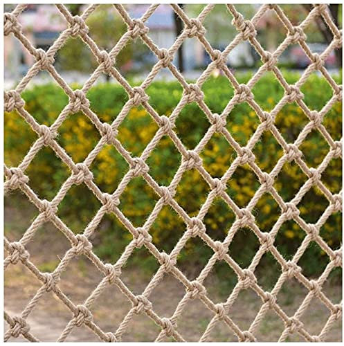 Bird Rope Net Pet Climbing Bird Toys Cargo Net Rope Mesh Net Rope Swing Rope Safety Netting Rope Netting Heavy Duty Cargo Net Climbing Rope ,Support Customization(1Mx1M(3.3FTx3.3FT))