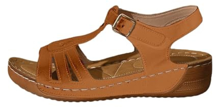 Sandalias de pie ancho para mujer, sandalias de trekking para mujer, 39, cómodas, planas, elegantes, sandalias de verano para pies descalzos, sandalias de suela suave, sandalias antideslizantes para