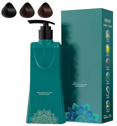 Set di tinture per capelli a lunga durata Gentle Formula, tintura vegetale, trattamento a lunga durata, colore naturale nutriente