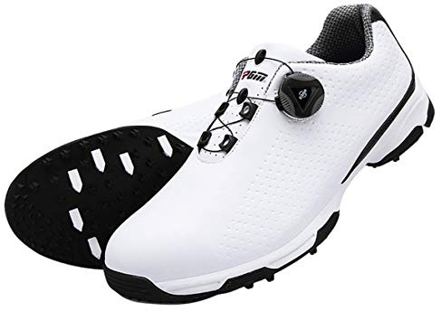Zapatos de Golf Impermeables Antideslizantes para Hombre con Sistema de Encaje Boa