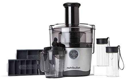 NutriBullet NBJ50200 Juicer Pro Centrifugal Juicer Machine for Fruit, Vegetables, and Food Prep, 27 Ounces/1.5 Liters, 1000 Watts, Silver (Renewed)