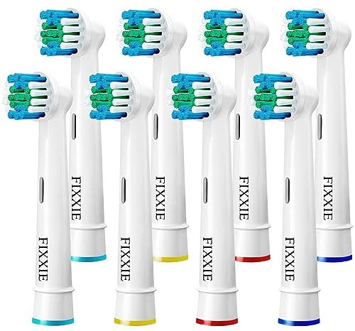 Replacement Toothbrush Heads for Oral B Braun, 8 Heads Professional Electric Toothbrush Heads, Brush Heads Refill Compatible with Oral-B Toothbrush (8 Heads)