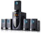 BEFREE SOUND Sistema di altoparlanti audio surround Bluetooth a 5.1 canali in nero