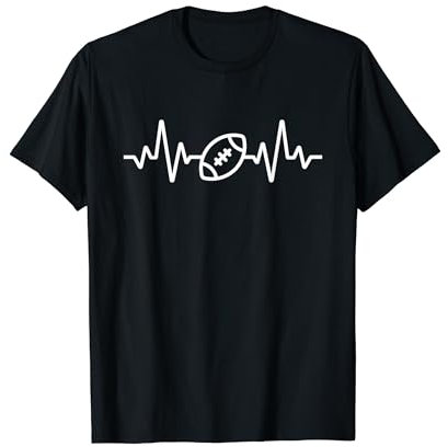 Heartbeat American Football-Trikot College Football T-Shirt