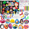 MULEVIP Steine Bemalen Set Kinder Steine Bemalen Set, Steine Zum Bemalen Set Kinder, Steine Zum Bemalen mit Steine Bemalen Stifte,Kreativ Set