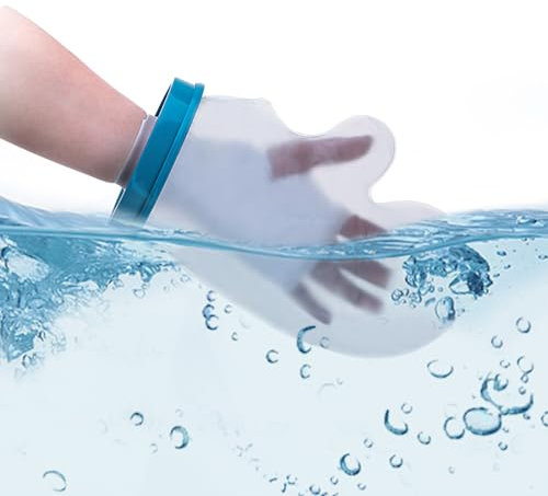 Yowmina Hand Cast Cover, Waterproof Cast Cover for Shower After Surgery, Watertight Seal Cast Bag, Reusable Plaster Cast Bag for Bandages, Dressing, Wound Care Supplies