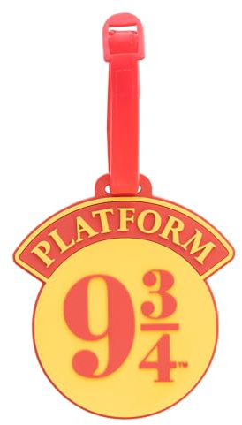 Etiquetas maleta viaje Harry Potter Anden 9 3/4 - Viajes accesorios : Harry Potter regalos | Identificadores colgantes poner nombre - Harry potter merchandising