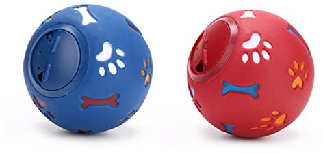 Hemobllo Leckeres Leckerli-Spielzeug Für Hunde Interaktiver Futterball Aus Sicherem Langlebigem Material Groß Rot Fördert Geistige Stimulation Und Gesunde Essgewohnheiten