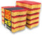 SQUATCH® POWER | Set di 9 spugne da cucina | Confezione Conveniente | Abrasive per Strofinamenti intensi | Cellulosa per la pulizia, Lato Rosso per Strofinare | Doppia Azione e Ultra Assorbenti