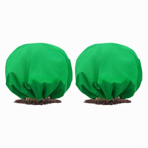 Housse ronde en tissu non tissé pour plantes de jardin Protection contre le gel par temps froid et fluctuations de température (294,6 cm)