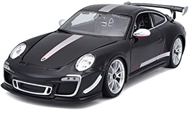 Bburago 2043130 11036W - Modellauto 1:18.Porsche Gts Rs 4.0, Fahrzeuge (farblich Sortiert), schwarz