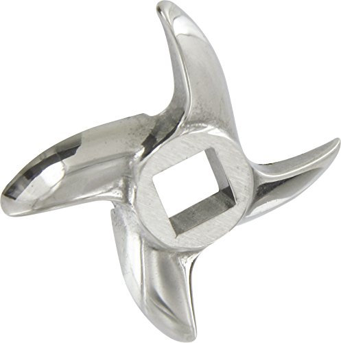 REBER ACCESSORI TRITACARNE COLTELLO TC. 8 INOX ACCIAIO INOX 18/10 AUTOAFFILANTE per tritacarne elettrico n.8