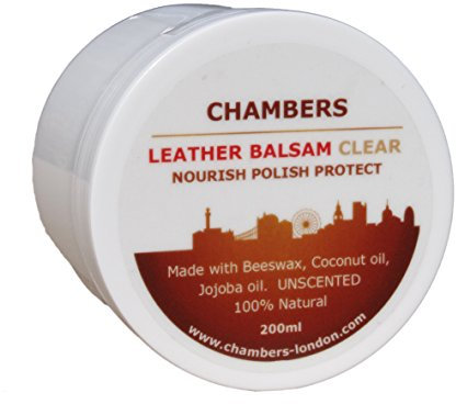 Chambers Natural Leather Balsam Conditioner and Restorer 200ml Suitable for Aniline Leather, Perfect for Aniline Leather Sofas