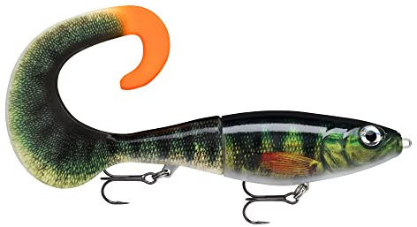 Rapala - X-Rap Otus Angelköder - Kunstköder mit ABS-Körper und weichem PVC-Fischschwanz - Süßwasser Spinnköder - Lauftiefe 0.5-1m - Fischköder 17cm, 40g - Hergestellt in Estland - Olive Green