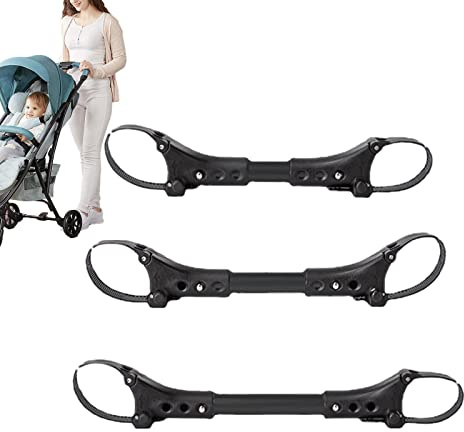 MUMIAO Conectores para cochecito gemelo para bebés | Uniones universales trillizos Cart Secure Straps,gancho conexión ajustable, accesorios para bebés al aire libre