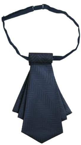 JKQBUX Wendbare Schleifenkrawatten, kurze Halskrawatten, verstellbar, vorgebunden, für Damen, Business-Uniform, Fliege für Arbeit und Zeremonie, Zubehör, 4#, 11.5W*16.5L