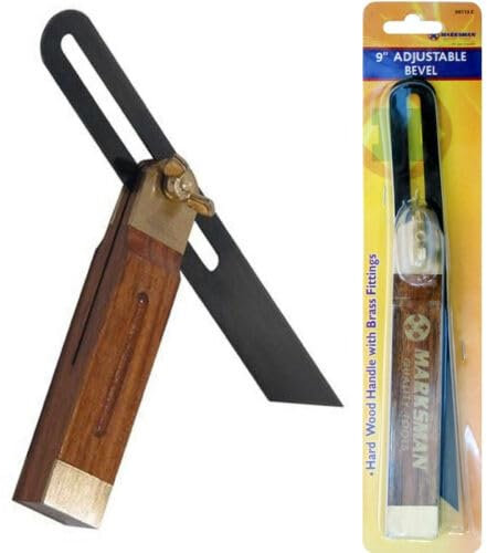 Adjustable 9 Bevel Carpenter Sliding Hard Wood Gauge Angle Finder Marking Tool