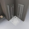 DOOLEEWEE Duschkabine 75x75x185cm Eckeinstieg Dusche Falttür 180° Duschwand Duschabtrennung 6mm Gehärtetes Glas