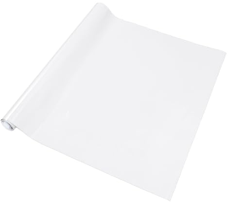 TUCKBOLD Vit skyddande bilfilm 1 fot x 60 tum yttre interiör vinylhölje 5,5 mil 1 st PVC universal