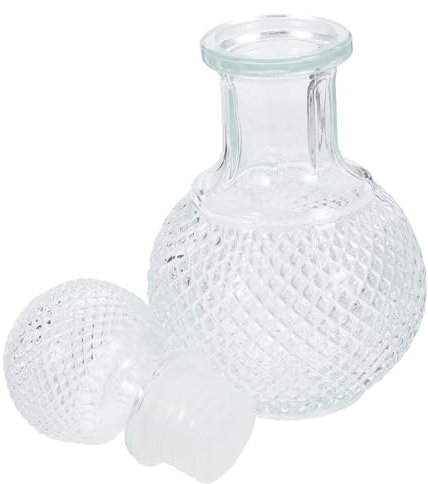 Cabilock Carafe à Liqueur en Verre Distributeur de Whisky pour Bar à Domicile Carafe en Verre Transparent
