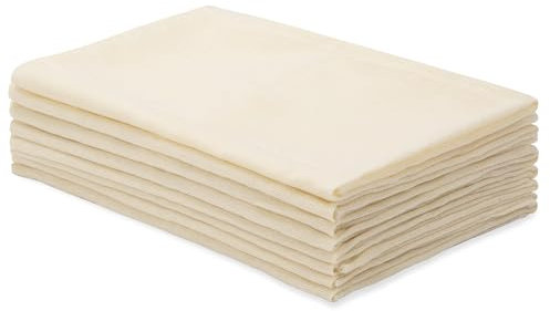 Yesaler Etamine Alimentaire 8 Pièces Étamine Tissu en Coton Tissu Filtrant pour Filtrer 50x50cm pour Filtrer Fromage Jus de Fruits Café