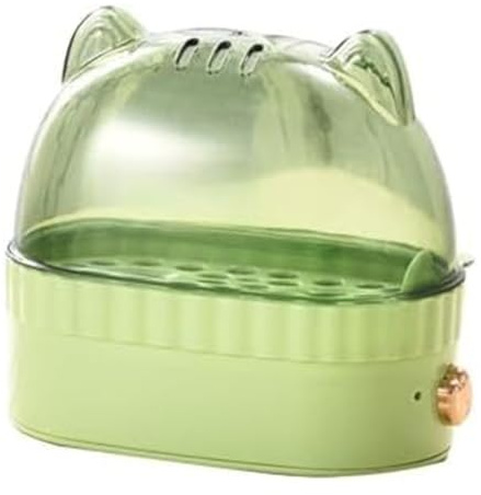 FACAIIO Mini cuiseur à œufs pour 2 œufs, cuiseur vapeur intelligent compact avec arrêt automatique, cuisson rapide et dure pour le petit déjeuner, dortoir, camping-car, blanc