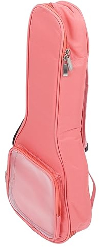 Aeun Étui pour Guitare Acoustique, Sac à Dos de Rangement pour Guitare de Grande capacité de 23 Pouces pour Instrument (Rose)