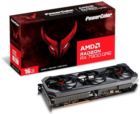 PowerColor Red Devil AMD Radeon 7900 GRE 16GB GDDR6 Graphics Card