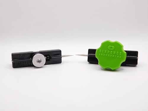 Sixpence Industries Rail Stay - Universal GUIDERAIL CLAMP for Vertical mounting of guiderails Replaces F Clamps, fits: Festool, Green