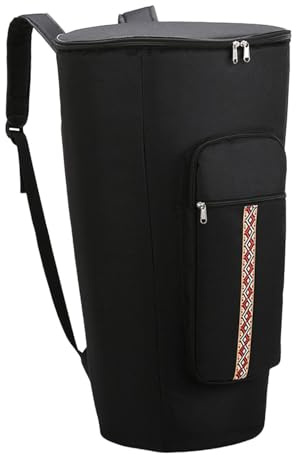 harayaa Bolsa de Transporte para Instrumentos de Percusión Africanos con Correas Ajustables, 8 Inch