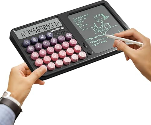 Digitalt anteckningsblock, bärbart beräkningsverktyg, kombination av skrivsurfplatta, vikbar design sparar skrivbordsutrymme, elektronisk för snabba anteckningar, grundläggande kontorsprodukter