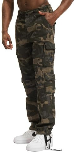 Brandit Pure Slim Fit Pants, Farbe: darkcamo, Größe: L