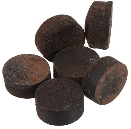 PATIKIL 12mm 6Pack Billardqueue Spitze Pool Billardqueue Spitze Pool Stick Ersatz Spitze Snooker Queue Spitzen für Billardqueue Braun