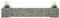 WIFESE Panier de Gabion en H Fil d'acier 260x40x40 cm Argenté Jardinière à Gabion Décoration de Jardin Parterre de Fleurs Terrasse Mur en Gabion Bordure Sécurisée Mur de Soutènemen