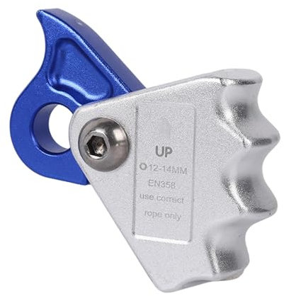 Colcolo Dispositivo di Sicurezza per Arrampicata, Dispositivo di Discesa, Dispositivo di Sicurezza per Arrampicata, Dispositivo di Arresto Caduta per, Blu