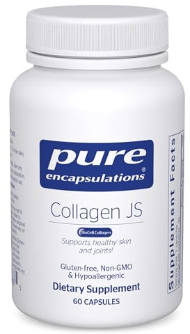 Pure Encapsulations Collagen JS - Skin & Joint Health* - 1,000 mg Hydrolyzed Biocell Collagen - Gluten Free & Non-GMO - 60 Capsules