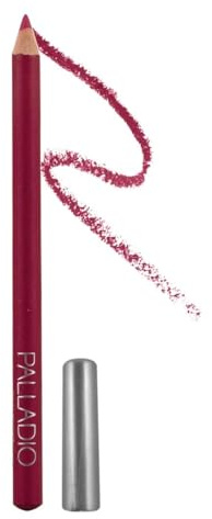 Palladio Lip Liner Pencil, Wooden, Firm yet Smooth, Contour and Line with Ease, Perfectly Outlined Lips, Comfortable, Hydrating, Moisturizing, Rich Pigmented Color, Long Lasting, Pink Frost