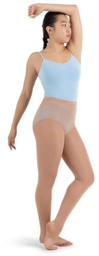 Capezio Hold & Stretch Stirrup Tight Maintien et Extensible Femme, Marron Clair, L
