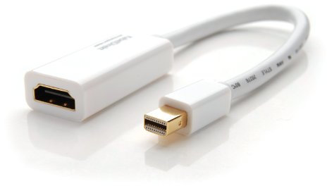 KabelDirekt – Mini Displayport > HDMI Adapterkabel (Full HD 1080p 3D) – TOP Series