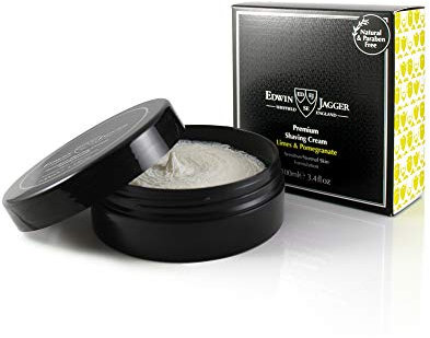 Edwin Jagger SCLP Limonen & Granatapfel 99,9% natürliche Premium-Rasiercreme 100ml Tube