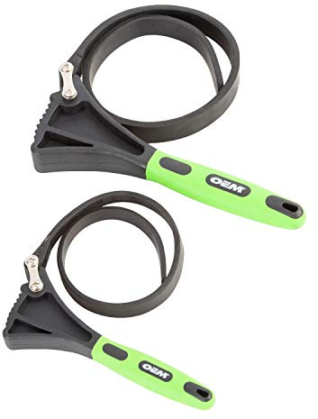 OEMTOOLS Rubber Strap Wrench Set for Pipes, Faucets, Jar Opener, & Plumbing